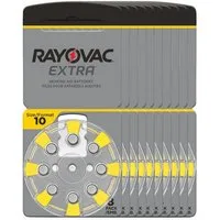 RAYOVAC 10x Rayovac HA10 PR70 Hörgeräte Batterien Extra Advanced Batterie