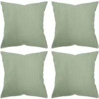 Amilian Kissenhüllen - 4er Set Kissenbezug - Zierkissenbezüge - Kissenbezüge, (4 Stück), 40x40 cm, Kissenhülle für Sofakissen, Dekokissen, Kissen, Zierkissen