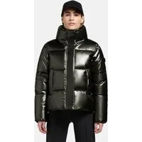 khujo Steppjacke Rinja Shiny-YM Glänzende kurze Winterjacke für Damen