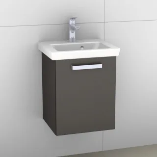 Artiqua 414 Waschtischunterschrank für Subway 2.0 7315F5 Stahlgrau Metallic, 414-WUT-V78-L-7141-88 414-WUT-V78-L-7141-88