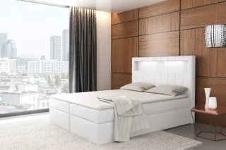 Boxspringbett Schlafzimmerbett STORM 180x200cm inkl.LED