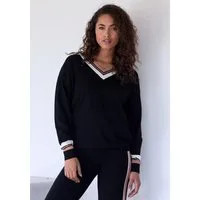 French Connection Strickpullover mit Kontraststreifen, Loungewear