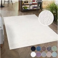 Carpet City Hochflor-Teppich City Shaggy, rechteckig, Höhe: 30 mm, Auch als Läufer, Langflor, Uni, Shaggy, flauschig-weich
