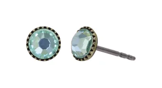 konplott - Ohrstecker - Magic Fireball blau/grün