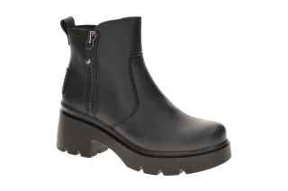 Panama Jack Damen Stiefeletten Phuket B7 Schwarz - wasserdichtes Echtleder