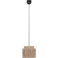 TRIO Leuchten LED Pendelleuchte, Dimmfunktion, LED wechselbar, warmweiß, einflammig im Boho Style hängend über-n Esstisch & Couchtisch, Ø 31cm