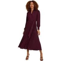 Love & Roses Midikleid Love & Roses Midikleid mit Falten, Regular (1-tlg)