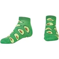 AbgeStrumpft Sneakersocken AbgeStrumpft Avocado Sneaker (1 Paar, 1-Paar, 1 Paar) lustiges Design