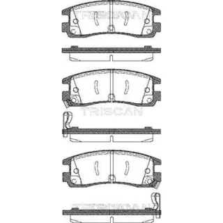 Triscan Bremsbel?ge hinten Cadillac Chevrolet Opel