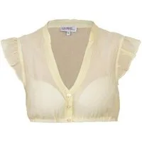 MarJo Dirndlbluse Dirndlbluse - WALDBRUNN - zitrone