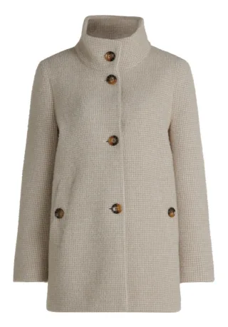 Betty Barclay - Mantel in Wolloptik beige - Gr. - 46