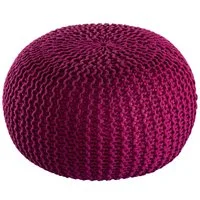 Amagohome Sitzhocker Pouf Outdoor ø 55 o. 45cm Bodenkissen Sitzpouf Hocker wetterfest pfleg