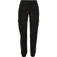 URBAN CLASSICS Cargohose Urban Classics Damen Ladies High Waist Cargo Jogging Pants