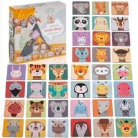 all Kids United Lernspielzeug ALL KIDS UNITED Memo² Lernspiel Holz – Tier Memory Spiel Kinder, Tierspiel für Kinder