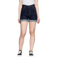 QueenKerosin Jeansshorts High Waist