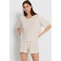 LSCN by LASCANA Shorty (Set, 2 tlg) mit Zierknopfleiste an der Hose