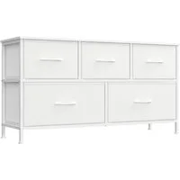 SONGMICS Kommode Schrank mit 5/6/7/8/9 Schubladen, Aufbewahrungsschrank, Stahl, MDF, Vliesstoff, für Schlafzimmer