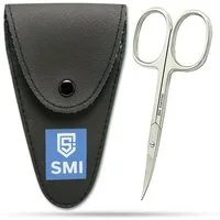 SMI Nagelschere Nagelhautschere Gebogen Hautschere Nagelschere Maniküre Schere + Etui