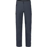Bergson Outdoorhose PATTI Zipp-OFF Herren Outdoorhose & Radhose, robust, elastisch, Langgrößen, grau/blau