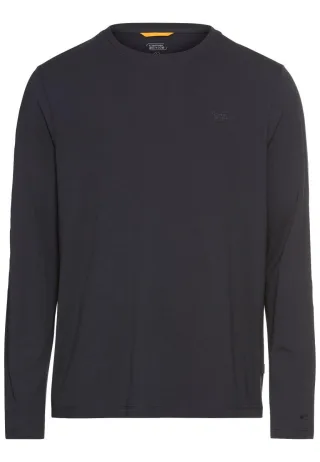 camel active - Langarmshirt aus einem Baumwollmix blau - Gr. - 3XL
