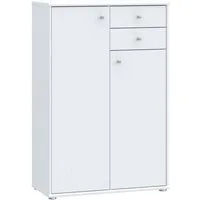 FORTE Kommode Tempra, Kommode, 2 Türen, 2 Schubkästen, viel Stauraum, Breite 73,7 cm