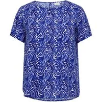 ONLY CARMAKOMA Shirtbluse CARVICO LIFE S/S TOP VIS WVN Viskose, regular fit