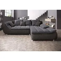Home affaire Ecksofa Imola, bequem, aktuelle Steppung im Sitz, L-Form, Breite 270cm, wahlweise mit Bettfunktion