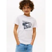 Tommy Hilfiger T-Shirt TEXTURED GRAPHIC PRINT TEE SS für Kinder bis 16 Jahre