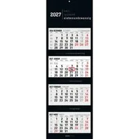 NEUMANN Wandkalender 4-Monatskalender Black 2027