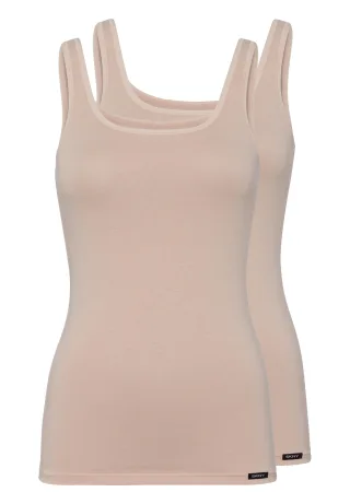 SKINY - Skiny Damen Tank Top 2er Pack Cotton Advantage skin - Gr. - 42