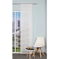 HOME WOHNIDEEN Schiebegardine SIEGLINDE (1 St), Paneelwagen, halbtransparent, HxB: 245x60, Bambusoptik