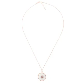 Orphelia 'Fia' Damenkette mit Anhänger aus 925er Sterlingsilber, Rosé, ZH-7293