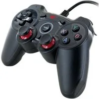Schwaiger GPC18 USB Gaming Controller Pad 2x Vibration PC-Controller (1x Controller, Joystick Gamecontroller passend für PC Notebook Sony PS3 Android TV)
