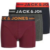 Jack & Jones Junior Trunk JACLICHFIELD eng anliegend, mit Stretchbund (Packung, 3-St) unifarben, casual, eng, Jersey, Rundhals