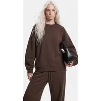 pieces Sweatshirt PCCHILLI LS LOOSE FIT SWEAT TOP NOOS BC Baumwollmischung