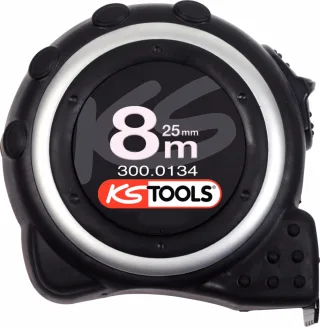 KS Tools Bandmaß mit Feststeller,schwarz-grau schwarz/grau - 300.0134