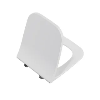 VitrA Shift WC-Sitz 191-003R419 mit Absenkautomatik, Schnellverschluss, Scharnier Edelstahl, abnehmbar, weiß hochglanz