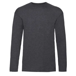 Fruit Of The Loom Herren Valueweight Rundhalsausschnitt Langarm T-Shirt