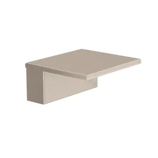 KLUDI-ASANA Wasserfall-Auslauf für Badewannen Stainless Brushed Nickel 69510N5-00