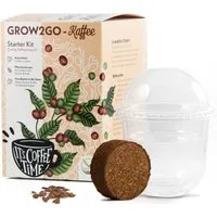 HappySeed Blumensamen Der eigene Zwergkaffee zum Pflanzen - Anzuchtset von Kaffeebohnen, Saatgut