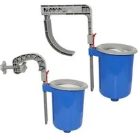HAF Skimmer Pool Einhängeskimmer Komplett Set Aufstellbecken Stahlwandbecken (Mit 32mm und 38mm Schlauchanschluss, Inkl. Skimmerkorb, Befestigungshaken uvm), Für Stahlwandbecken und Aufstellpools