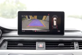 Original Kufatec Komplett- Set Nachrüstung Rückfahrkamera + Kabelbaum + Codier Dongle für Audi A5 F5