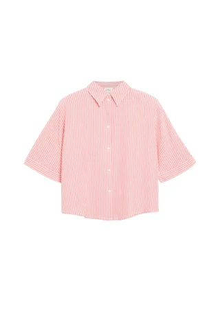 s.Oliver - Bluse pink/creme - Gr. - 42