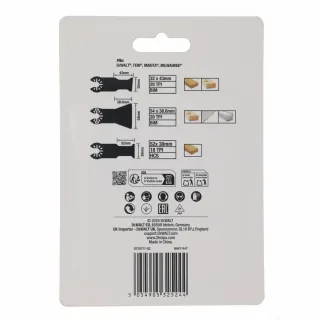 DEWALT Multi Tool BiM Sägeblatt 5-teiliges Set - DT20777-QZ