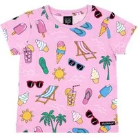 Villervalla T-Shirt 0143MRA Unisex Kinder (1-tlg) Shirt, Oberteil, Leibchen, Funktionsshirt, Shortsleeve Shirt