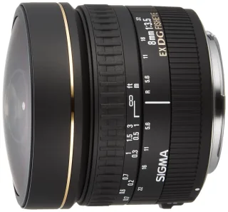 Sigma AF 8mm 1:35 EX DG Zirkular Fisheye [für Canon] schwarz