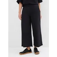 bonprix Sweathose aus Baumwolle, lockere Passform, weites Bein, bequemer Bund