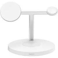 Belkin BoostCharge Pro Kabellose 3-in-1-Ladestation Wireless Charger (iPhone 17/Air/16, Pixelsnap, Apple Watch, AirPods)