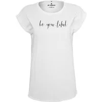 Be Famous Print-Shirt Classic Roll Up BYOUTI (1-tlg., keine)