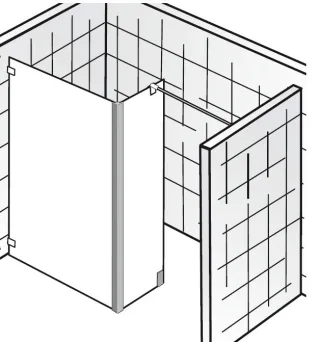 HSK Walk In Atelier Pur AP.71 1 Glaselement + 1 festes Seitenteil AP.71